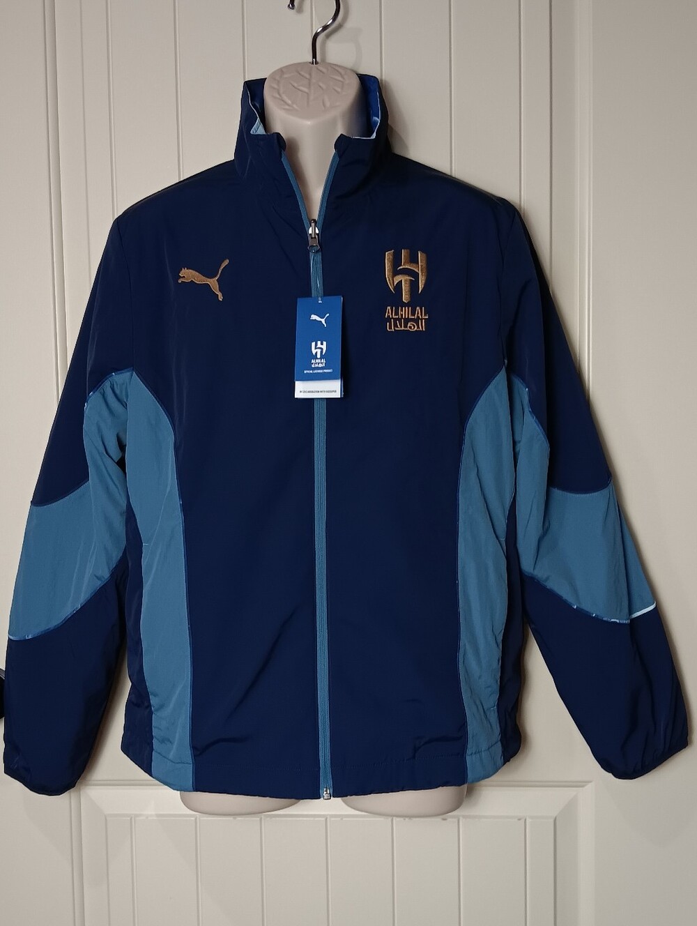 PUMA x KIDSUPER Al-Hilal Saudi FC Men's Reversible Soccer Windbreaker Jacket S